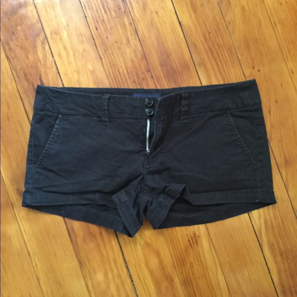 Black American Eagle shortie shorts